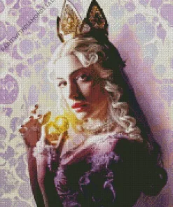 White Queen Character Diamond Painting