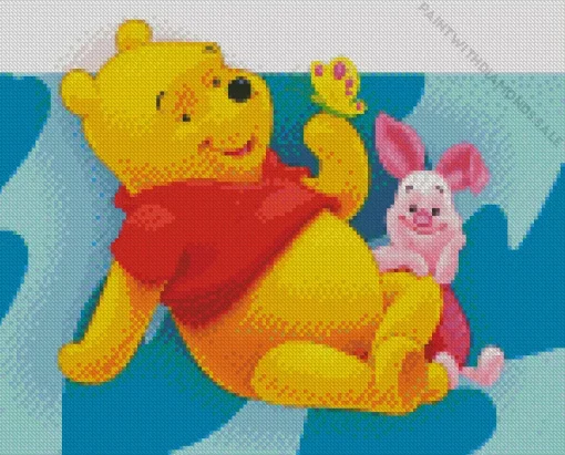 Winnie The Pooh And Piglet Diamond Painting