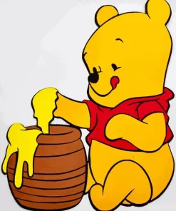 Winnie The Pooh Character Diamond Painting