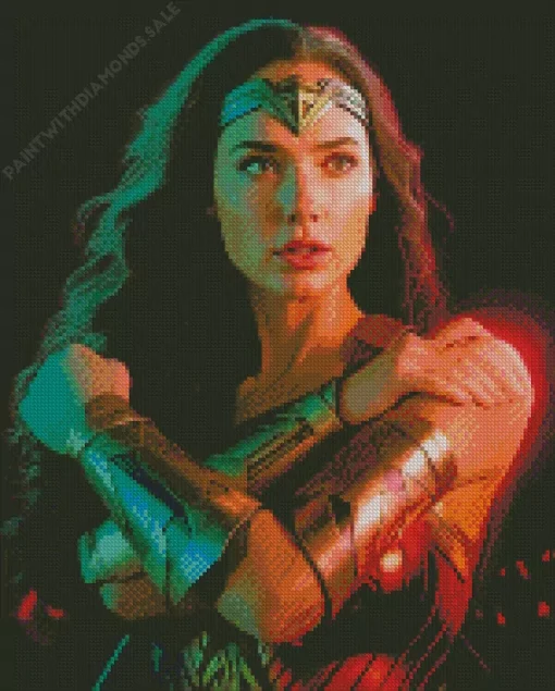 Wonder Woman Marvel Portrait Diamond Painting