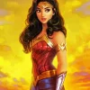 Wonder Woman Art Diamond Painting