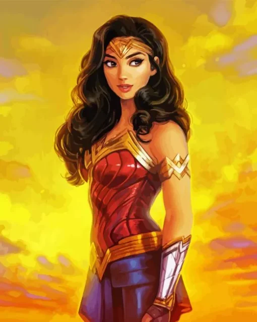 Wonder Woman Art Diamond Painting