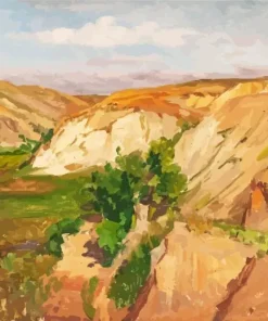 Wyoming Landscape Richard Lorenz Diamond By Numbers