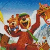 Yogi Bear Animation Character Diamond Painting
