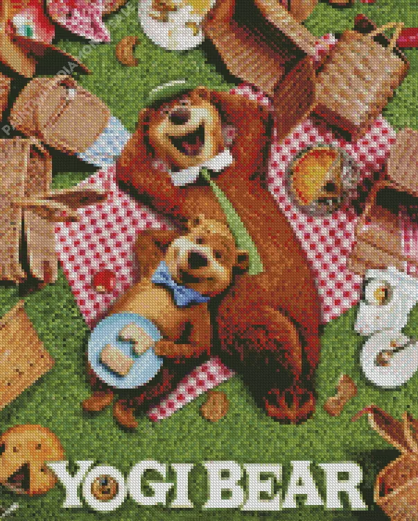 Yogi bear animation8 Diamond Paintings Yogi Bear Animation Diamond Painting