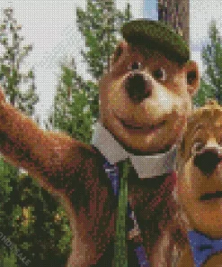 Yogi Bear Art Diamond Painting