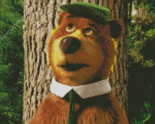 Yogi Bear Character Diamond Painting