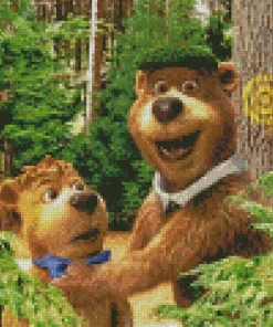 Yogi Bear Characters Diamond Painting