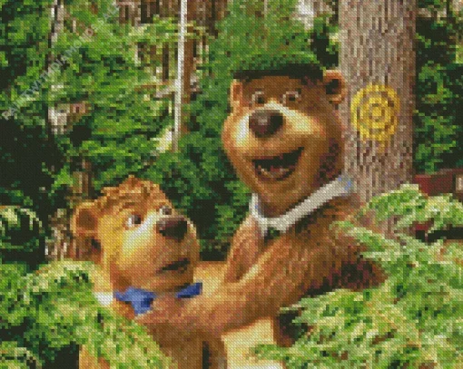 Yogi Bear Characters Diamond Painting