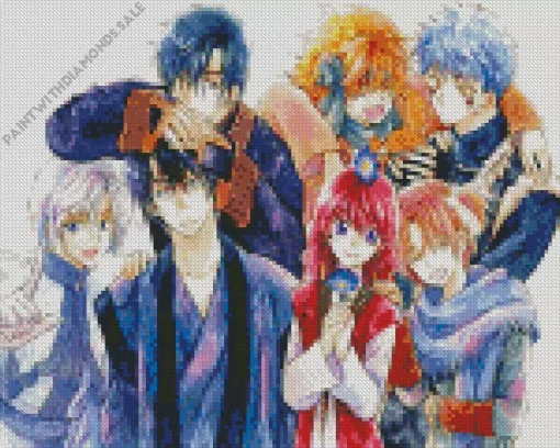 Yona Of The Dawn Characters Diamond Painting