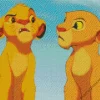 Young Simba And Nala Diamond Painting