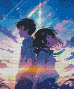 Your Name Characters Diamond Painting