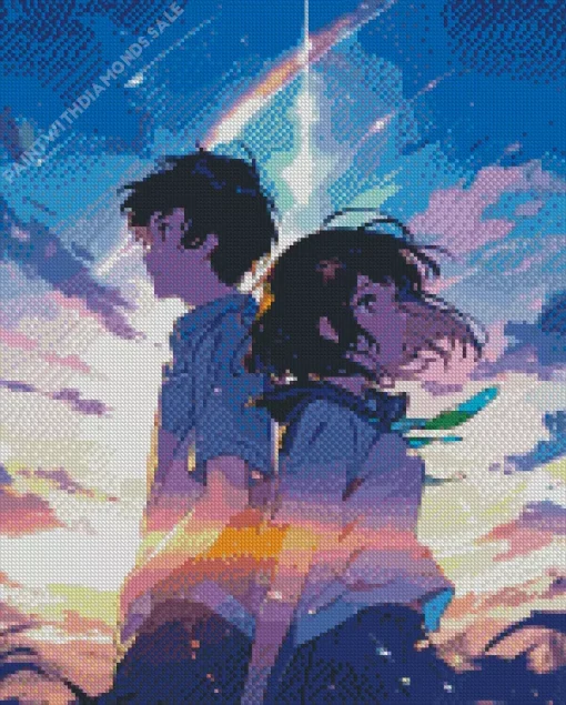 Your Name Characters Diamond Painting