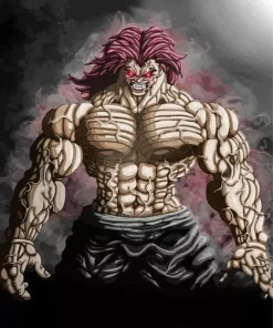 Yujiro Hanma Baki The Grappler Diamond Painting