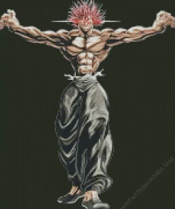 Yujiro Hanma Anime Diamond Painting