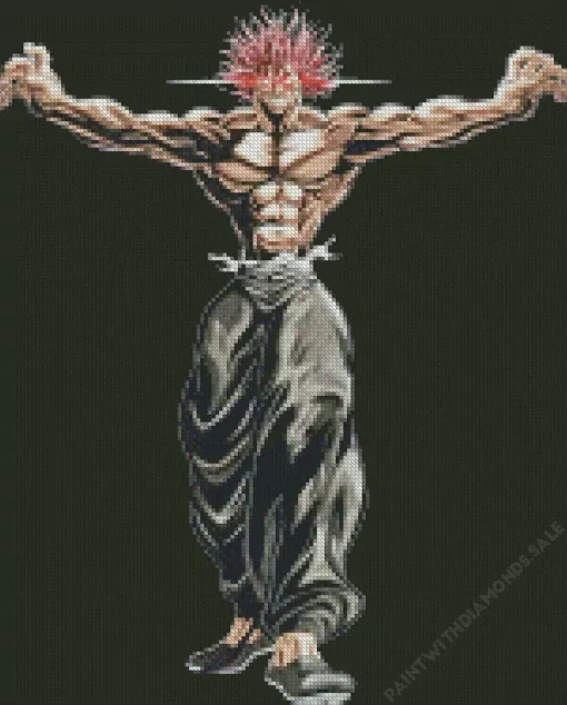 Yujiro Hanma Anime Diamond Painting