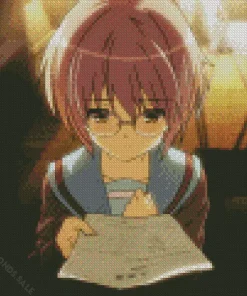 Yuki Nagato Anime Diamond Painting