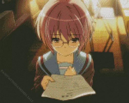 Yuki Nagato Anime Diamond Painting