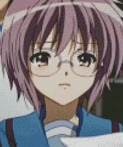 Yuki Nagato Character Diamond Painting