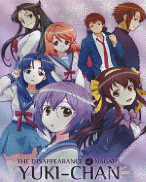 Yuki Nagato In The Melancholy Of Haruhi Suzumiya Diamond Painting