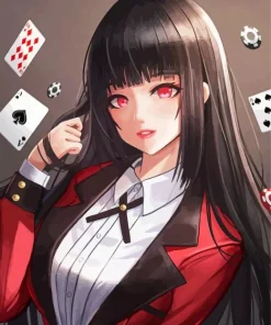 Yumeko Jabami Kakegurui Anime Diamond Painting