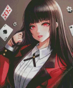 Yumeko Jabami Kakegurui Anime Diamond Painting