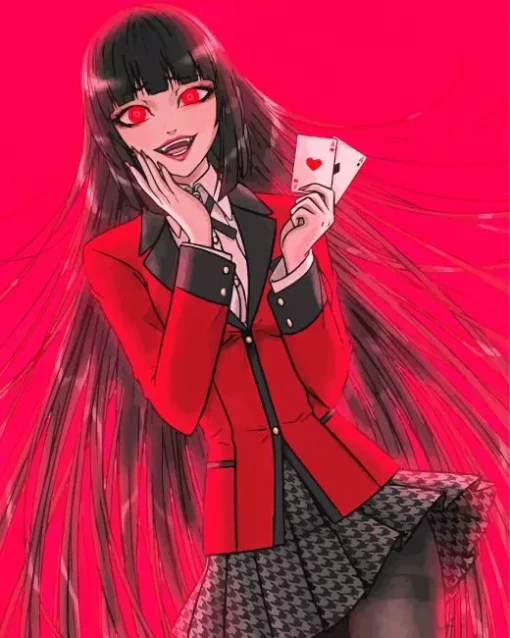 Yumeko Jabami Character Diamond Painting