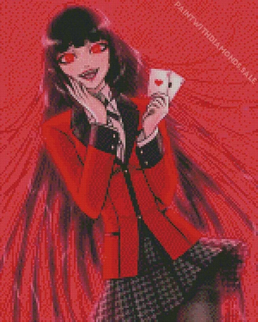 Yumeko Jabami Character Diamond Painting