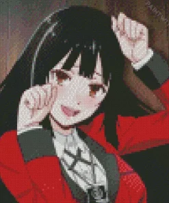 Yumeko Jabami In Kakegurui Diamond Painting