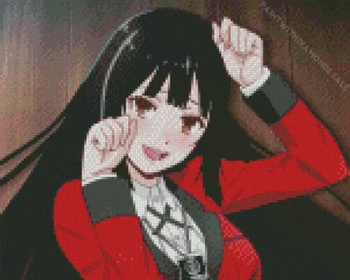 Yumeko Jabami In Kakegurui Diamond Painting