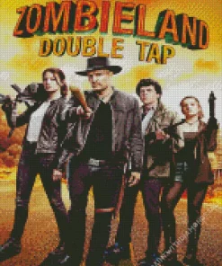 Zombieland Movie Poster Diamond Painting