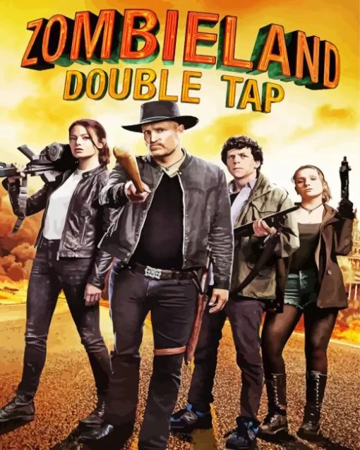 Zombieland Movie Poster Diamond Painting