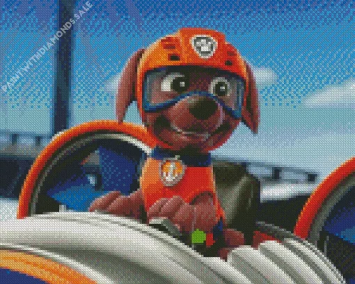 Zuma Paw Patrol Character Diamond Paintings