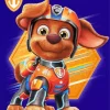 Zuma Puppy Paw Patrol Diamond By Numbers