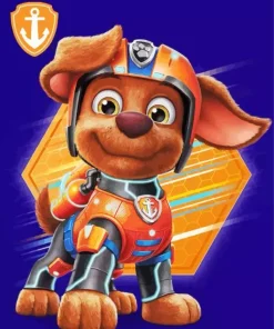 Zuma Puppy Paw Patrol Diamond By Numbers