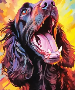 Abstract Boykin Spaniel Diamond Painting