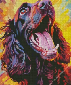 Abstract Boykin Spaniel Diamond Painting