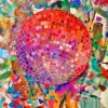 Abstract Disco Ball Diamond Painting