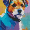 Abstract Jack Russell Diamond Painting