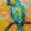 Abstract Parakeet Diamond Painting