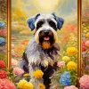 Abstract Schnauzer Diamond Painting