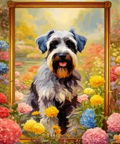 Abstract Schnauzer Diamond Painting