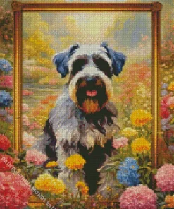 Abstract Schnauzer Diamond Painting