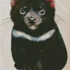 Abstract Tasmanian Devil Diamond Painting