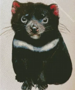 Abstract Tasmanian Devil Diamond Painting