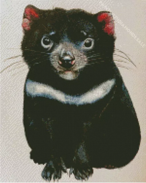 Abstract Tasmanian Devil Diamond Painting