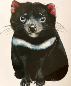 Abstract Tasmanian Devil Diamond Painting