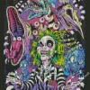 Abstract Beetlejuice Art Diamond Paintings