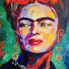 Abstract Frida Kahlo Diamond Painting