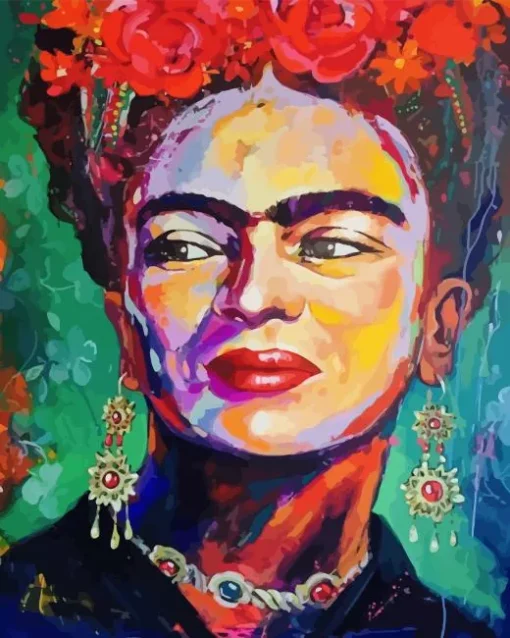 Abstract Frida Kahlo Diamond Painting